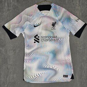 Nike Liverpool Away Football Jersey Match ADV Size S Darwin Soccer White A2-25